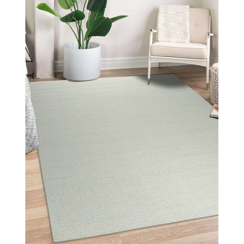 Tapis ivoire en laine Bespoke, Rectangulaire 8 pi x 10 pi
