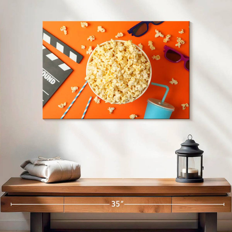 Yarlin Theater Popcorn, 24" H x 36" W