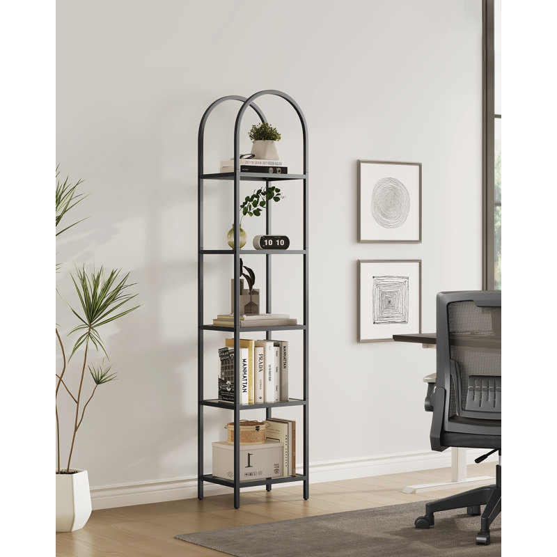 Tellisford 40cm W Steel Shelving Unit, Black
