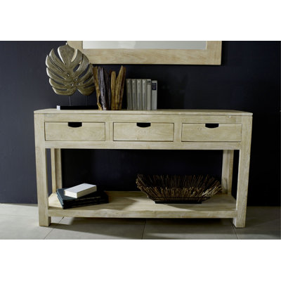 Nature 140cm Solid Wood Console Table