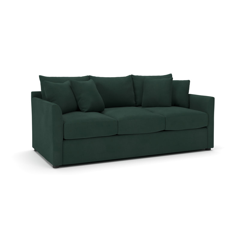 Cecelia Upholstered Sleeper Sofa, Marquis Spruce