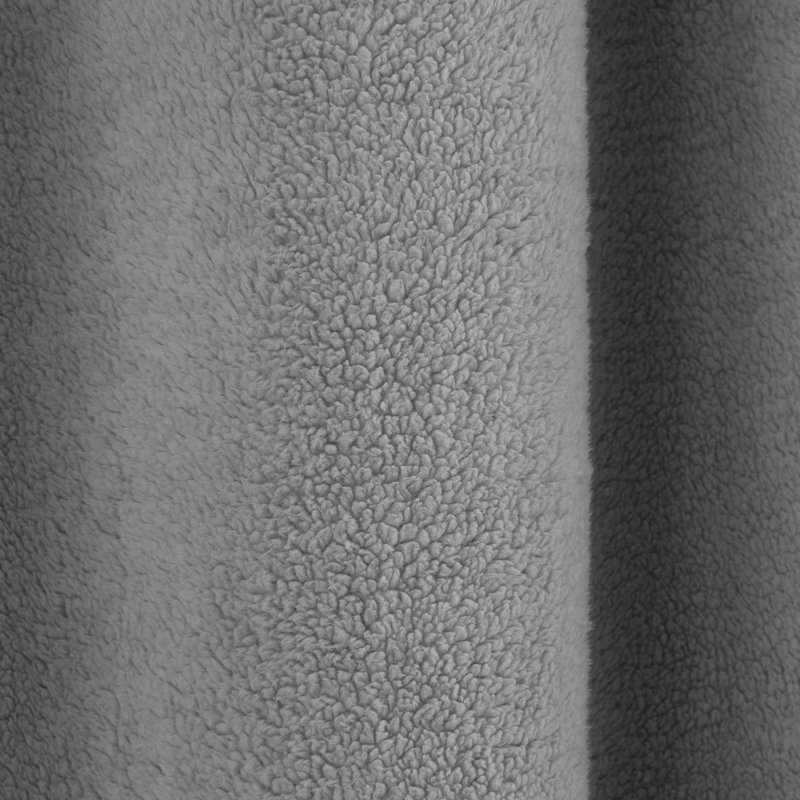 Livinia Semi Sheer Curtain Pair, 168 W x 137 D cm, Grey
