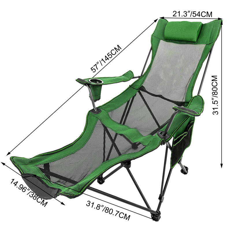 Chaise de camping Huipio, Vert