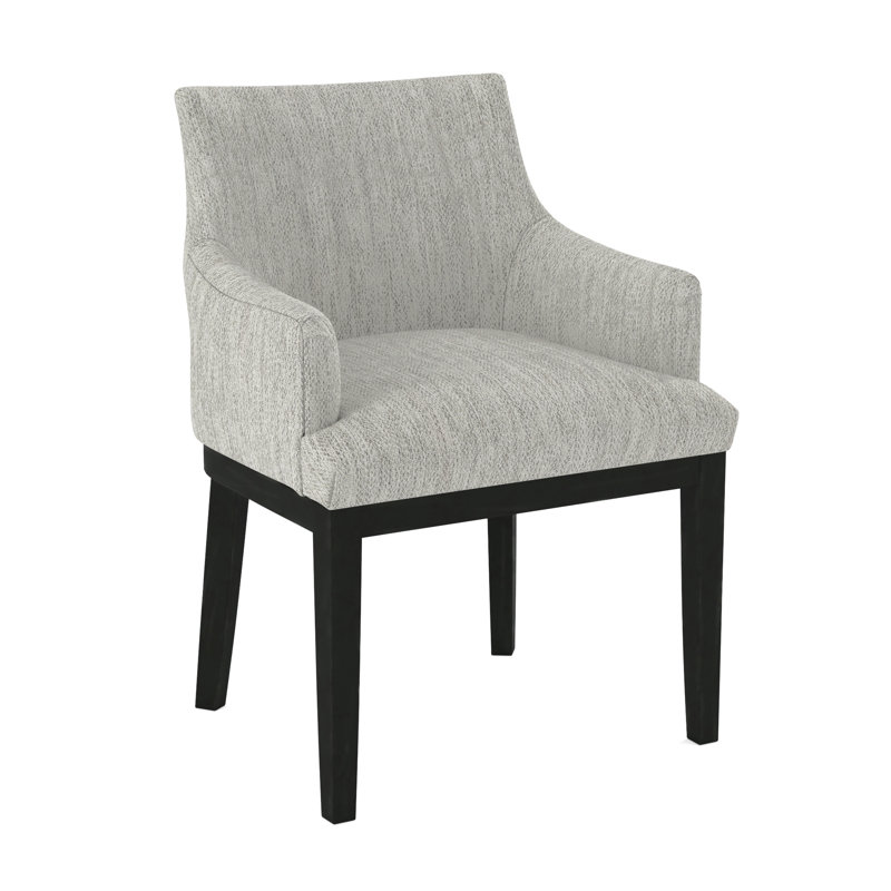19'' H Upholstered Armchair, Black, 61481-73