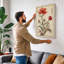 Carnation Study Botanical - Wrapped Canvas-2013688615-2013688621
