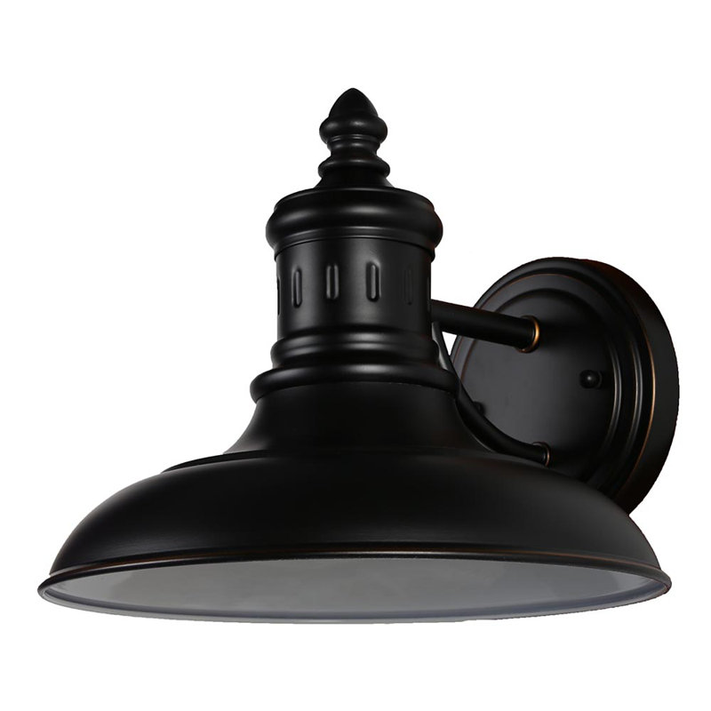 Luminaire de grange d'extérieur 1 lumière en bronze huilé Cecil