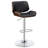 Ecru And Chrome Adjustable Bar Stool-625960834