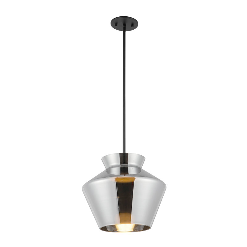 1 - Light LED Pendant, Chrome