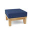 Luxe Outdoor Teak Ottoman