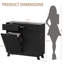 Armoire poubelle inclinable à 2 portes et 2 tiroirs Wave Design-122622503
