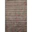 Tapis décoratif rayé brun Gabbeh 4 x 6