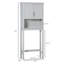 Home Bathroom Storage Organizer, Over The Toilet Cabinet With Adjustable Shelves And Modern Design For Efficient Space Utilization