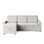 Lit moderne avec dispositif escamotable et coussins confortables avec compartiment de rangement inclinable convertible