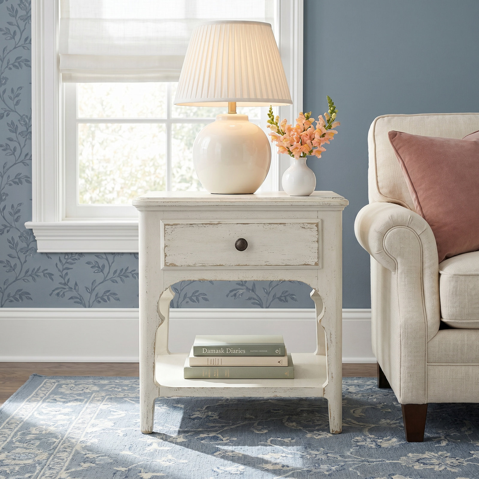 Alcy End Table With Storage