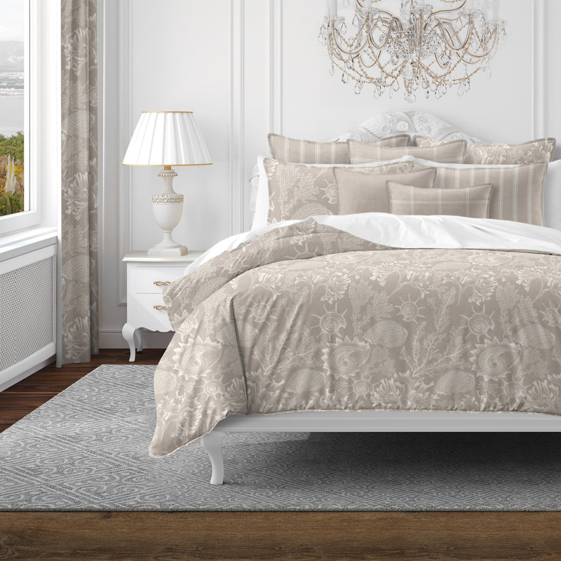 Shellabrate Natural Cotton Comforter Set  8 Piece, Full Comforter + 7 Additional Pieces