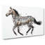 Horse Deconstructed In Abstract - Wrapped Canvas Painting-55313293