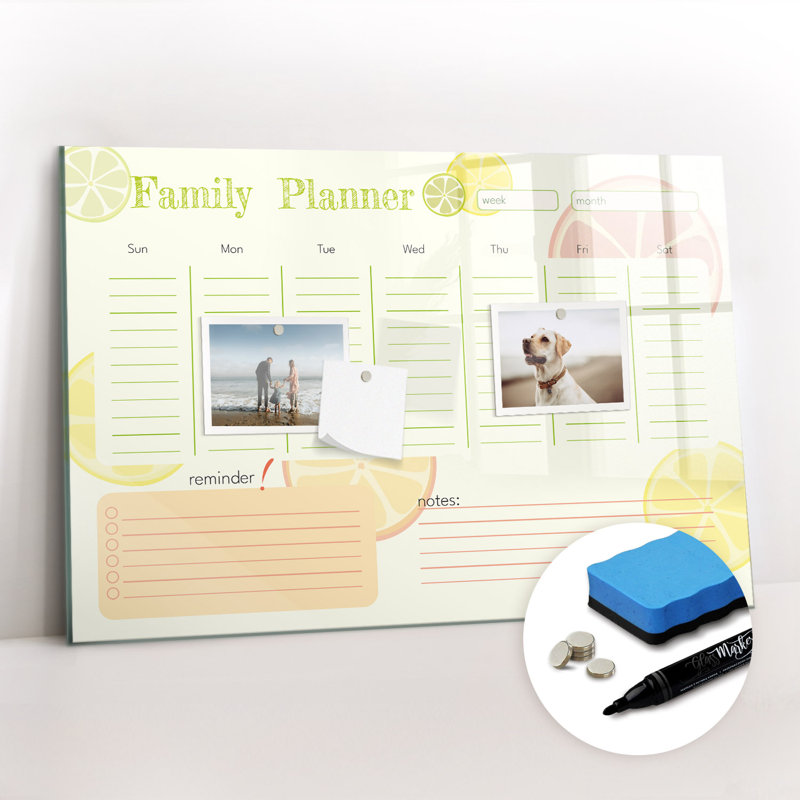 Magnetic Glass Dry Erase Board