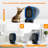 Kloudic 600 Watt 0.9 BTU Electric High Efficiency Space Heater with Adjustable Thermostat