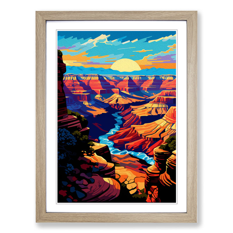 Grand Canyon Pop - Framed Print