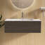 39.37'' Solid Surface Bathroom Vanity Top With Rectangle Sink