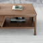 Table basse en bois massif de noyer