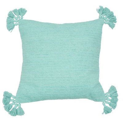 Cotton Blend Throw Pillow