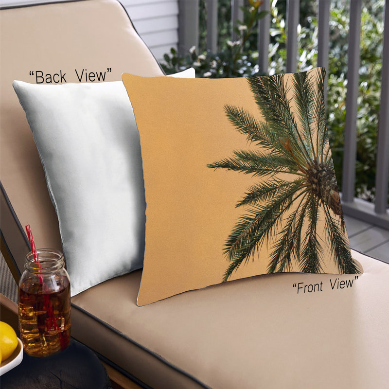 Coussin Plants Palm Tree, Synthétique