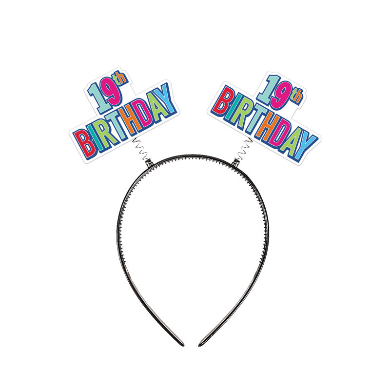 "19ème" Birthday Boppers