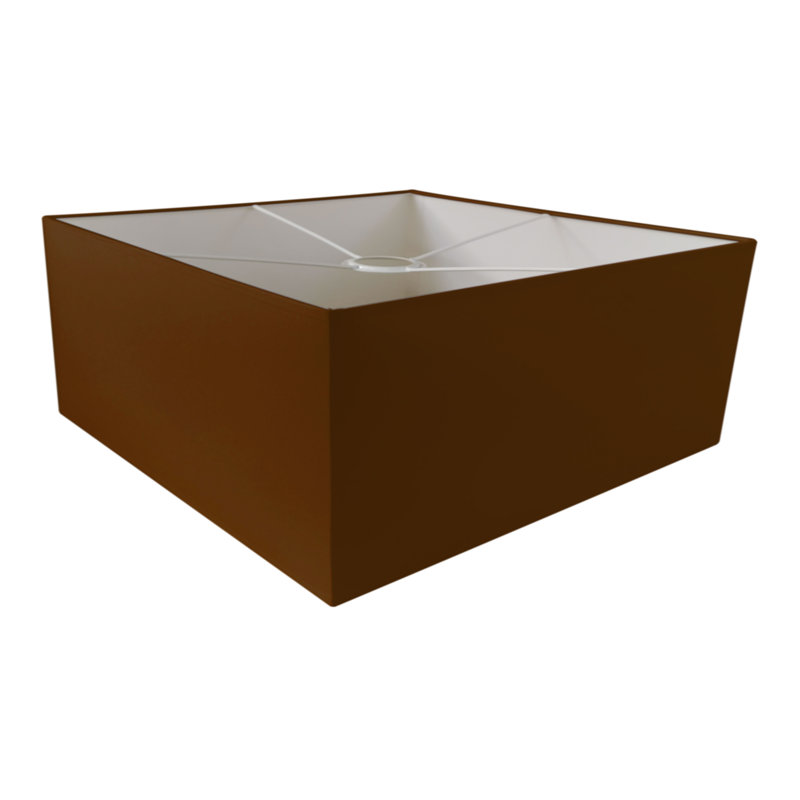 Mollie 1 - Light Square/Rectangle Pendant, Black, 27cm H x 45cm W x 45cm D