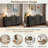 Modern Sideboard With Metal Handles And Geometric Line-455366352