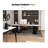 Sintered Stone Top Desk with Iron Frame-944534124