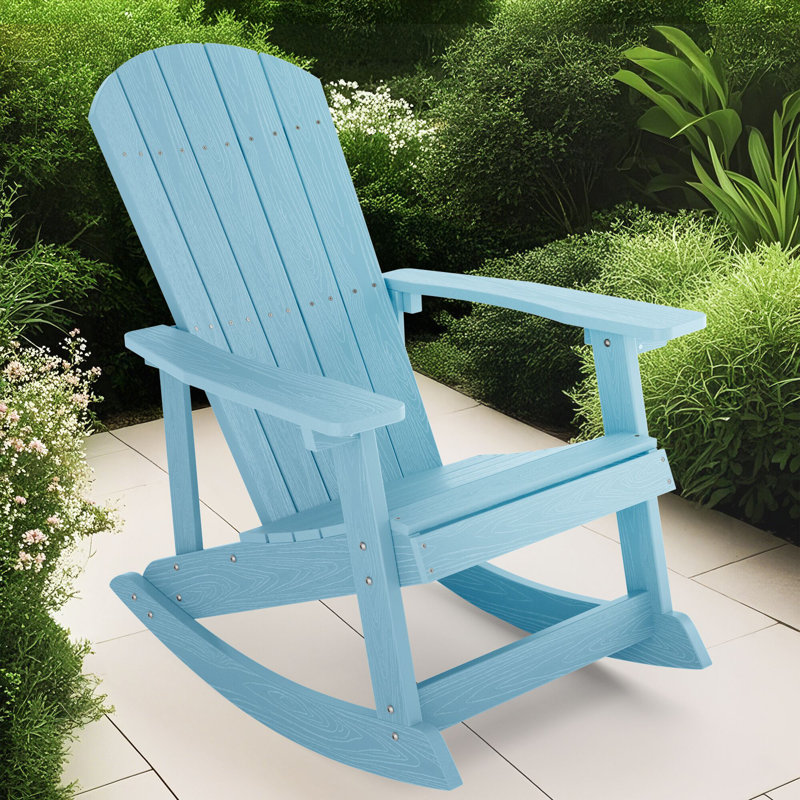 Chaise berçante Harir , Bleu