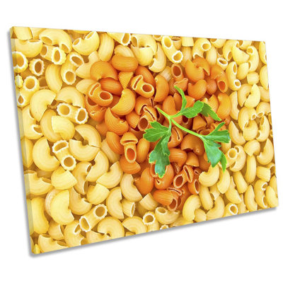 Love Pasta Kitchen Heart 1 Piece Wrapped Canvas Wall Art