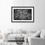 Map Of Brussels - Single Picture Frame Print-113329252-113329255
