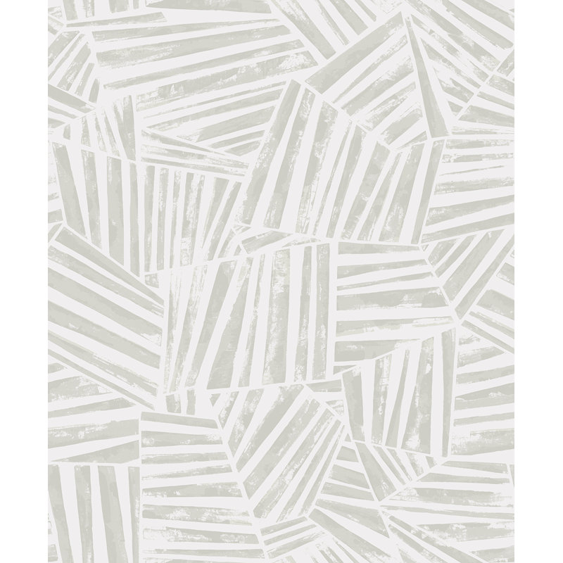Rouleau de papier peint H 33 pi x l 21 po Lianna, gris