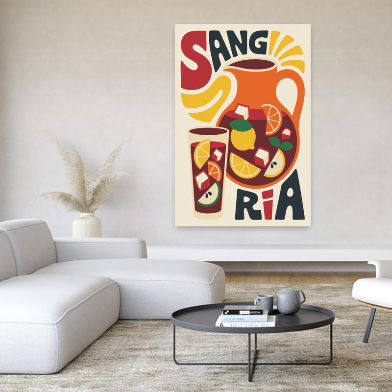 Art mural rétro rafraîchissant, rétro et vibrant, 60" H x 40" W