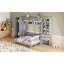 Lit escamotable moderne avec placard, tiroirs et tablettes-99156012-99156009