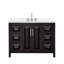Ensemble de meuble-lavabo simple 48 po avec plateau en quartz Daria-100481842-100481843-100501653