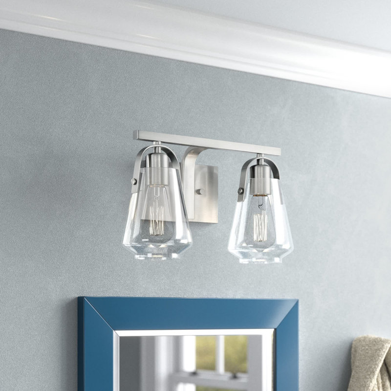Powers 2 - Light Dimmable Vanity Light, Brushed Nickel