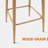 360° Swivel Upholstered Counter Stools With Backrest Bar Stools Set of 3-1621933933-1642985372