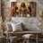 Canvas Wall Art Divine Pharaoh And Reverent Queens Canvassymmetrical Egyptian Royalty-607499152