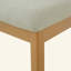 Ensemble de table de salle à manger 3 pièces pour 2 personnes, 1 table de salle à manger pliante en bois + 2 chaises rembourrées, conception compacte pour les petits appartements et les salles à manger