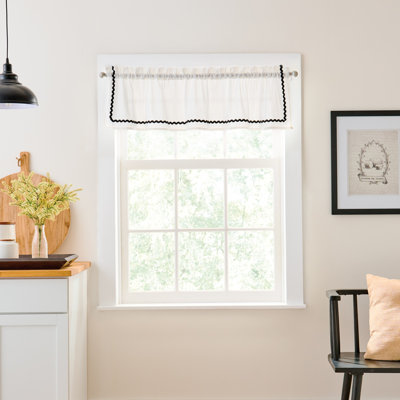 Curtainworks Rita Valance White