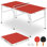 Foldable Ping Pong Table, Small Size 60" X 30" Portable Table Tennis Table With 2 Paddles, Game Net And 2 Balls