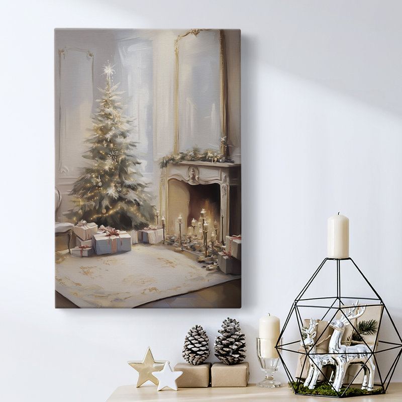 Art des Fêtes de Noël - Toile tendue avec châssis - Série 2-LXXXII