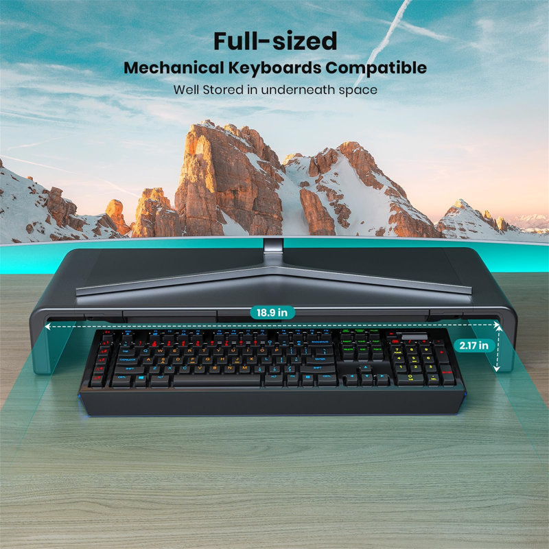 Monitor Stand, Black