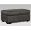 Fauteuil et repose-pieds en polyester Farlend