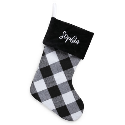 Personalized Checker Stocking