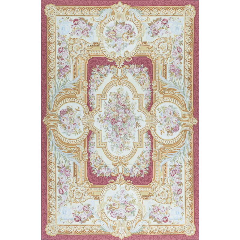 Aubusson Renaissance Wool Oriental Area Rug