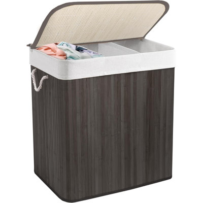 Bamboo Laundry Hamper with Handles